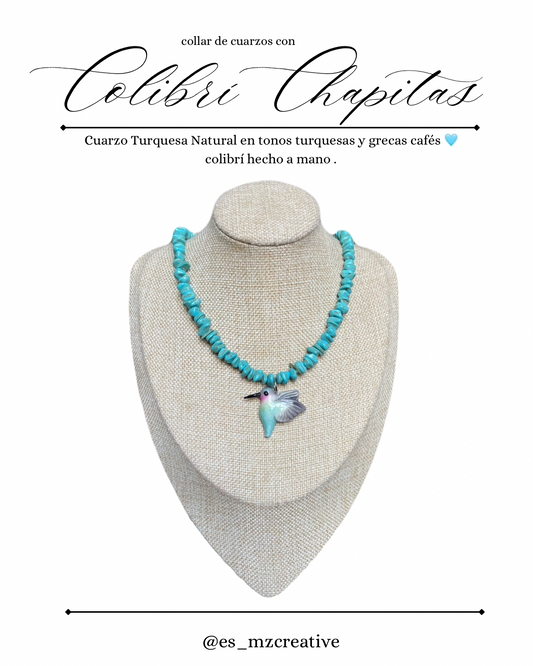Colibrí Chapitas con Turquesa