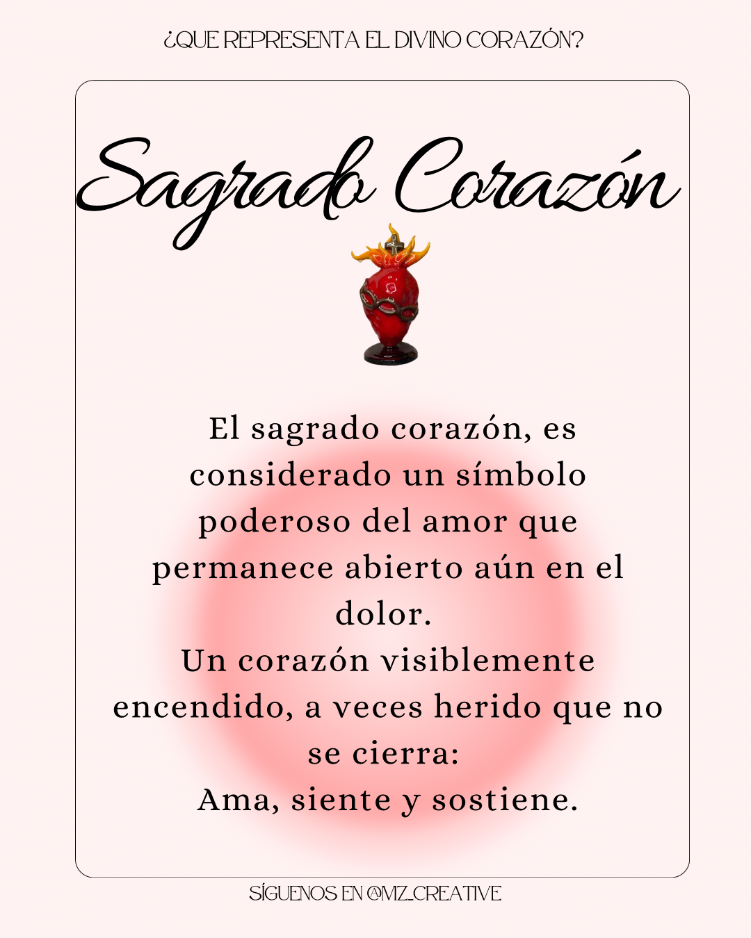 Sagrado corazón ❤️‍🔥